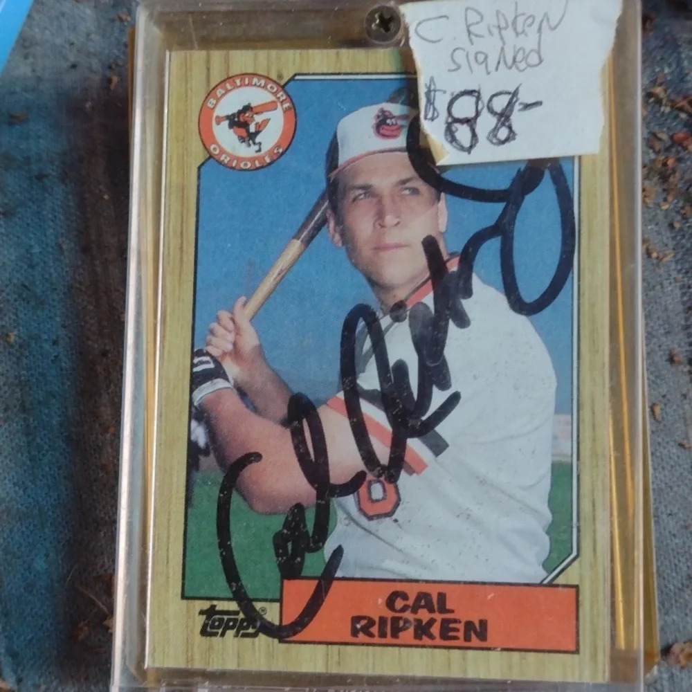 Cal RipkenJr Autograph Baseball Card